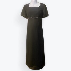 Elegant Black Maternity Dress